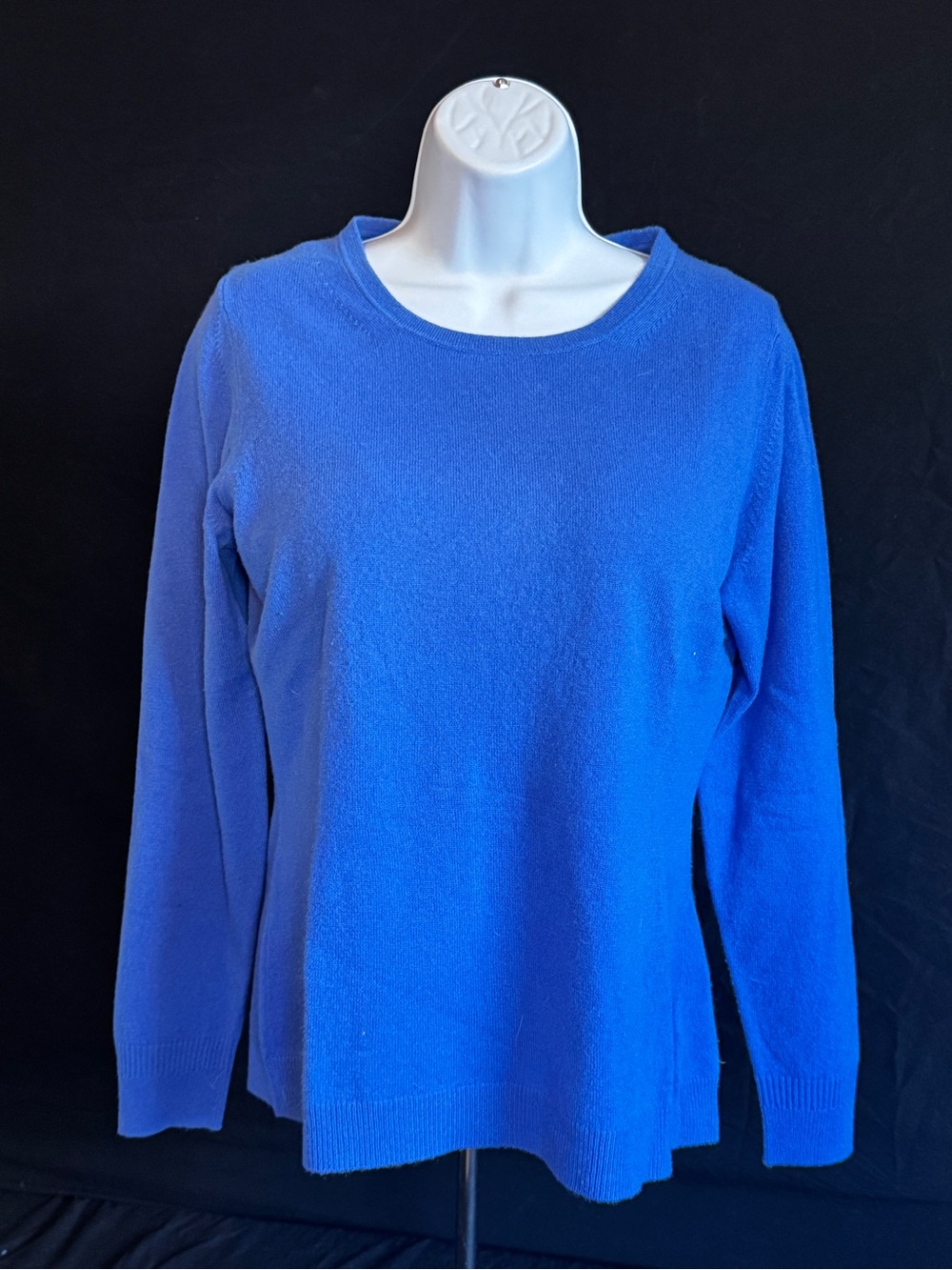 Pure Collection Cobalt Scoop Neck Sweater